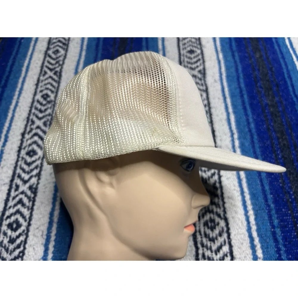 Vintage 80s 90s JR Headwear Neon Surf Sunset Mesh Trucker Hat Snapback OSFA